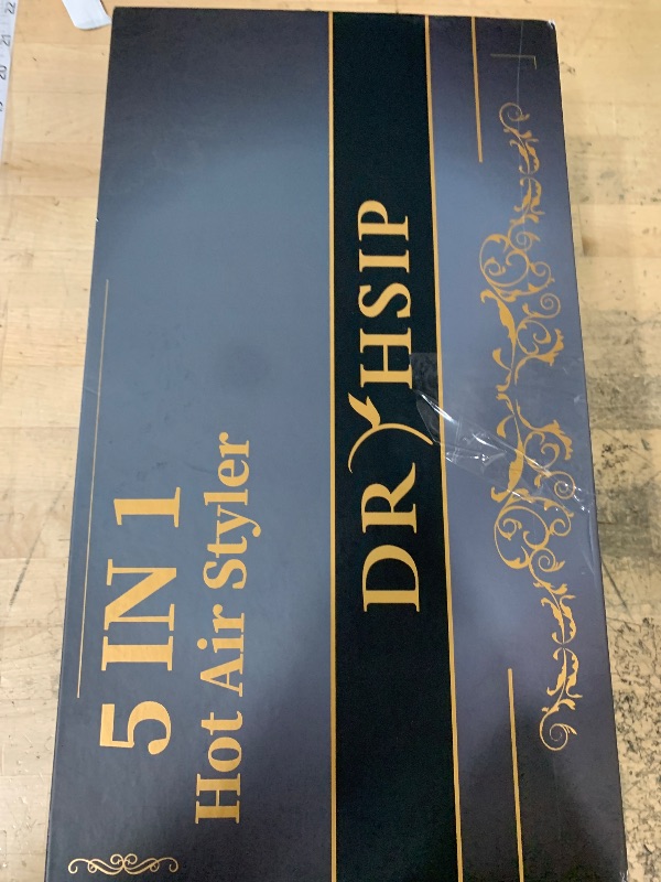 Photo 1 of ***DOESN'T FUNCTION VERY WELLL**** 5 in 1 Hair Styler & Hair Dryer Brush Set, High-Speed Negative Ionic Foldable Hair Dryer Fast Drying, Multi Professional Hot air Styler for Curling Volumizing Straightening Styling(Grey)