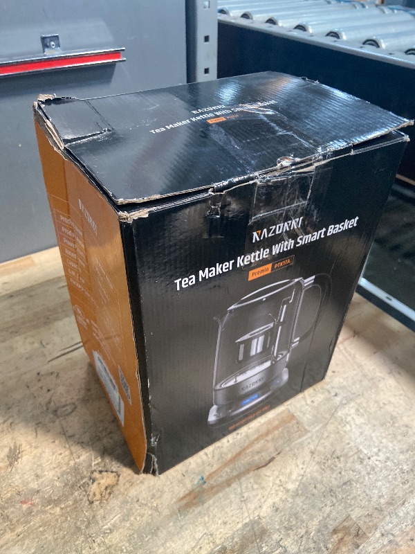 Photo 1 of (used)(see all images) Razorri Electric Tea Maker 1.7L with Automatic Infuser for Tea Brewing, Stainless Steel Glass Kettle, Presets for 5 Tea Types 