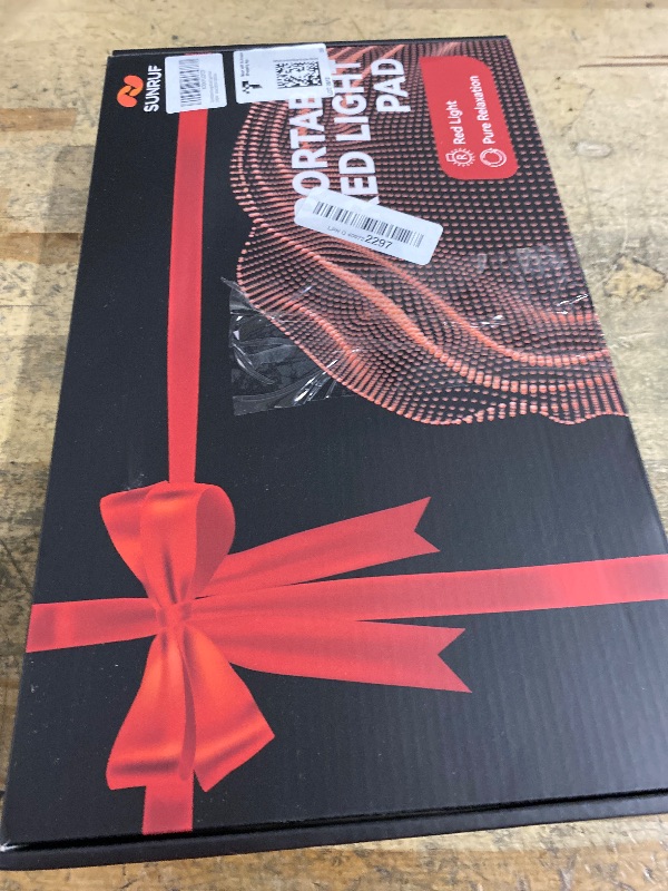 Photo 1 of (MISSING POWER CORD) (UNTETED) Cordless Red Light Therapy for Body, Portable Light Therapy Pad, 660&850nm Infrared Light Therapy for Back Waist Shoulder Knee Joint, Home Outdoor Using, Gifts for Women Men (25.2"x13")