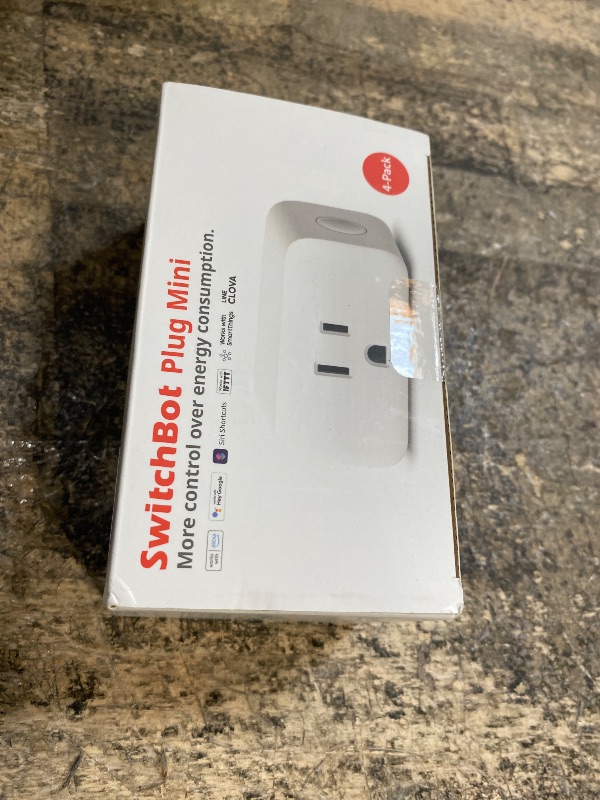 Photo 1 of ?2025 New? SwitchBot Smart Plug Mini 15A(4 Pack), Energy Monitor, Smart Home WiFi(2.4GHz) & Bluetooth Outlet, Compatible with Alexa & Google Home, APP Remote Control & Timer Function, No Hub Required