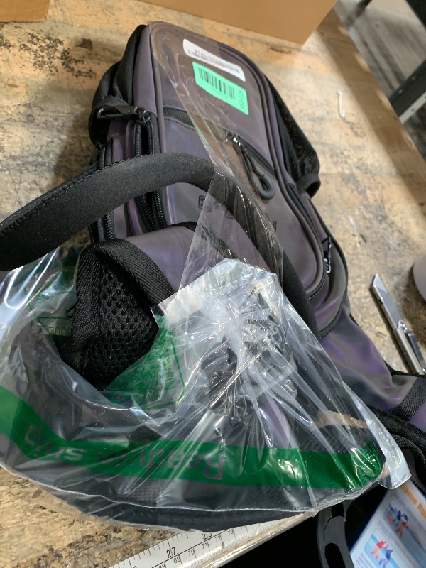 Photo 1 of Rave2o Rave Hydration Backpack – Anti-Theft Festival Hydration Pack with 1.5L Leakproof TPU Bladder – Slim, Insulated Water Pack Secret Pockets & Breathable – Raves, Music Festivals, EDC - Prism Black