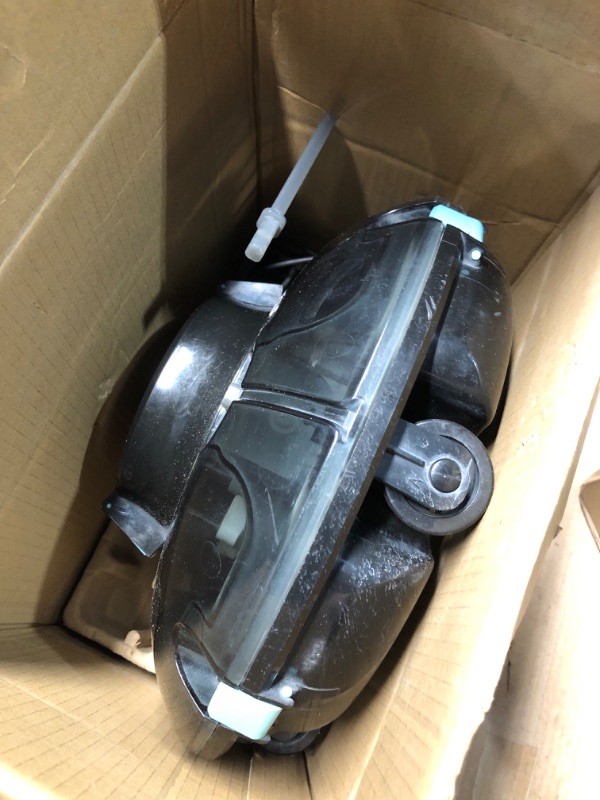 Photo 1 of (PARTS/SCRAP) Cordless Robotic Pool Cleaner,Pool Vacuum with Auto- Parking, Lightweight, Ideal for Above Ground Flat Pool up to 645 sq.ft,Black