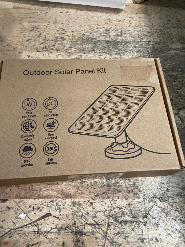 Photo 1 of ****************Missing one**************
Zivif 7W Solar Panel Compatible with EufyCam, Solar Charger with USB-C & Micro USB Port for 5V Outdoor Rechargeable Battery Camera, IP65 Waterproof, 360° Adjustable Mount, 9.8ft Cable (2 Pack)