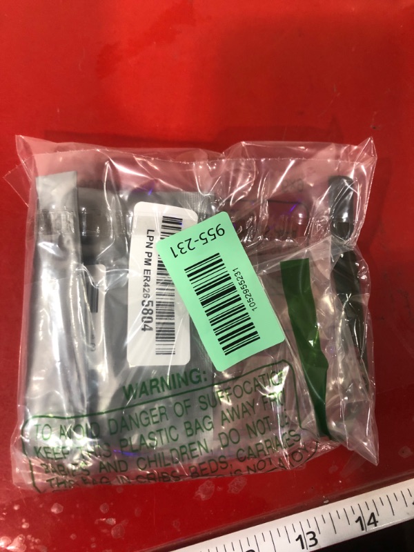 Photo 1 of 20 Pack Key Ring Keychain 1 Inch 25mm Diameter Metal Flat Split Key Chains Rings for Home Car Dog Tag Office Lanyards Keys Attachment Black