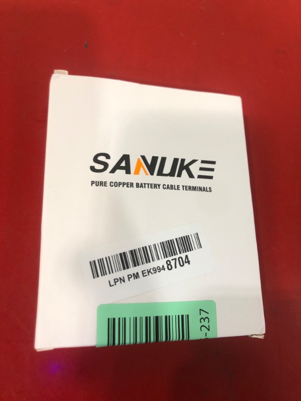 Photo 1 of 10pcs 4 Awg - 3/8 (M10) Sanuke Wire Lugs 4 Gauge Ring Terminal Connectors Ends, Heavy Duty Wire Connectors for Battery Cable Lug Wire Electrical Eyelets with 3:1 Dual Wall Adhesive Heat Shrink