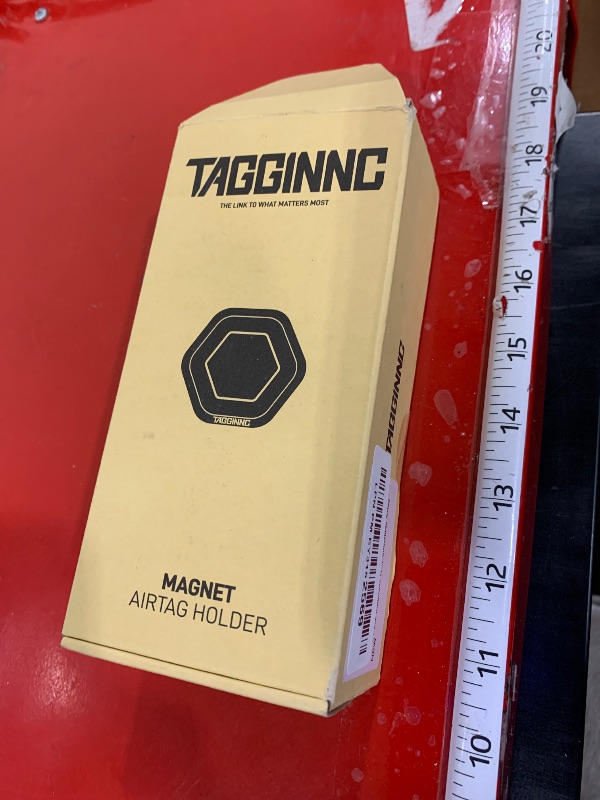 Photo 1 of 4 Pack Tagginnc AirTag Magnetic Case – Ultra Strong Magnet & Discreet Hexagonal Nut Design with Non-Slip Base, Waterproof & Shatterproof, Compatible with Apple AirTag for Car, Truck & Trailer