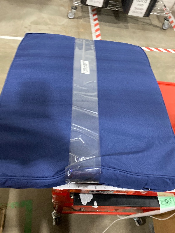 Photo 1 of **************MISSING THE BOTTOM*****************
IPYNBAP Outdoor Chair Cushions, Waterproof Patio Chair Cushions 24x24x4 Inch, Outdoor Cushions with Removable Cover for Sofa, Fade Resistant Patio Cushions for Outdoor Furniture, Navy Blue