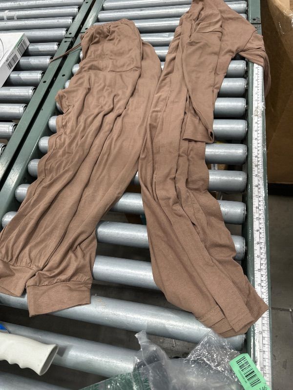 Photo 1 of *** PARTIAL SET ** KIRUNDO 3 Piece Lounge Sets for Women Airplane Travel Outfits 2025 Fall Cardigan Sleeveless Top Pants Sets Matching Clothing(Khaki, Small)