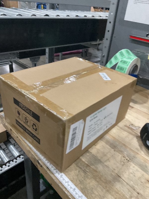 Photo 1 of **MISSING GLASS DOME COVERS** Unicozin Modern Bathroom Light Fixtures, 4 Light Vanity Lights over Mirror, Brushed Nickel Wall Lamp with Clear Glass for Living Room Cabinet Bedroom Porch