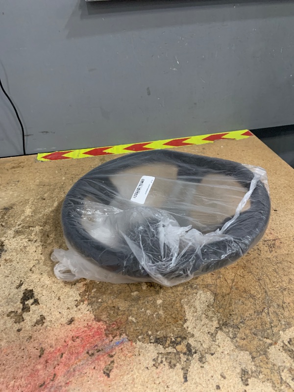 Photo 1 of 10.5inch/27cm Kart Steering Wheel - 3 Spokes Quick Release Off-Road Cart Steering Wheel Interior With Holes For Go Kart Beach Kart Replacement Vehicle Universal (10.5inch/27cm - Black)