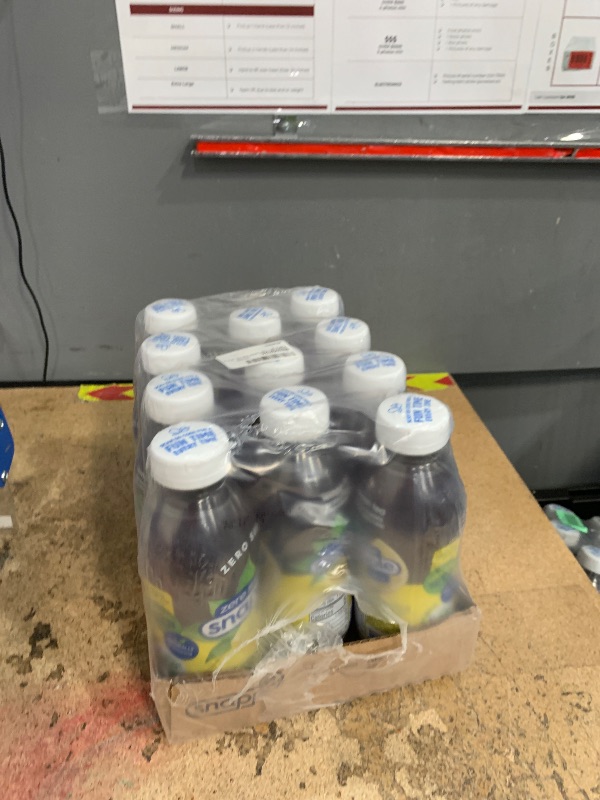 Photo 1 of *12/2025* *ONLY 11* Snapple Zero Sugar Lemon Iced Tea, 16 fl oz, Pack of 12