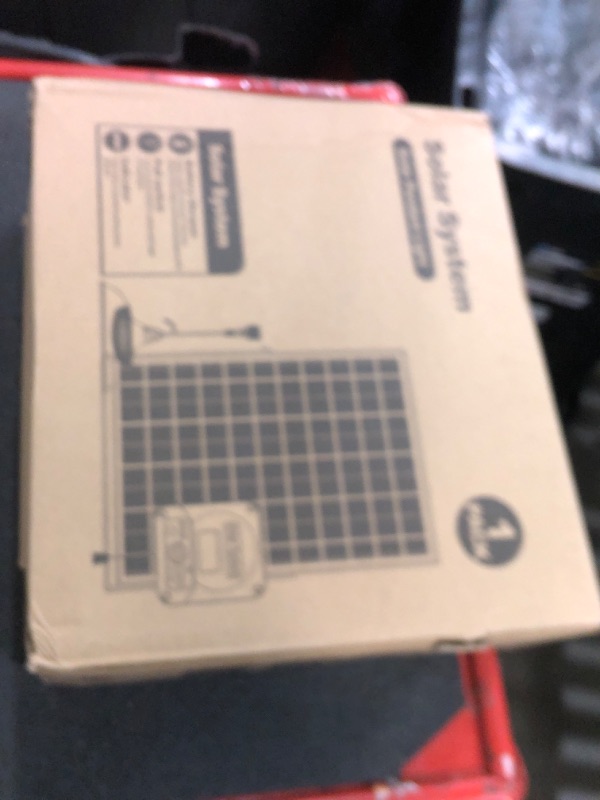 Photo 1 of ***(PARTS ONLY/ MAJOR DAMAGE/ NON FUNCTIONAL)***Solar Shed Lights Indoor Outdoor, 3200LM Motion Sensor Pendant Light Daytime Available with Remote & Button Control, IP65 Waterproof 4 Lighting Modes for Barn Garage Gazebo Chicken Coop Shop - 1 Pack