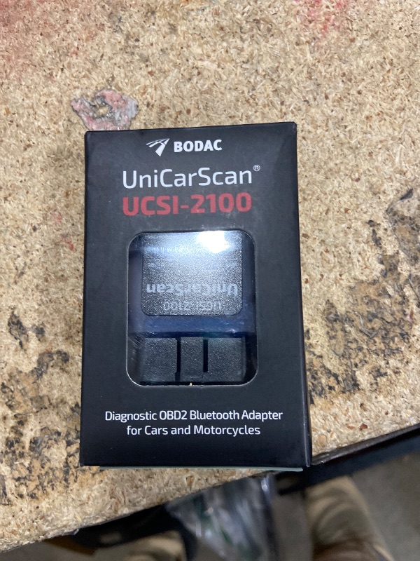 Photo 2 of UniCarScan UCSI-2100 OBD2 Bluetooth 4.0 Scanner for BimmerCode & MotoScan, Works with iOS, Android & Windows