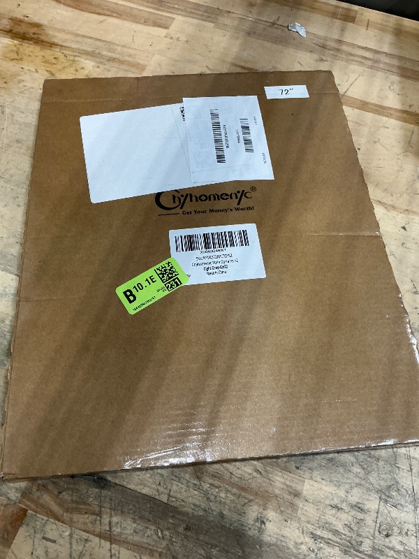 Photo 1 of **PARTIAL SET/ONLY 1 PANEL** Chyhomenyc Light Grey Sheer Curtains 72 Inch Length 2 Panels, Light Filtering Soft Airy Rod Pocket Voile Window Curtain Drapes for French Door Bedroom Living Room, Each 42Wx72L Inches