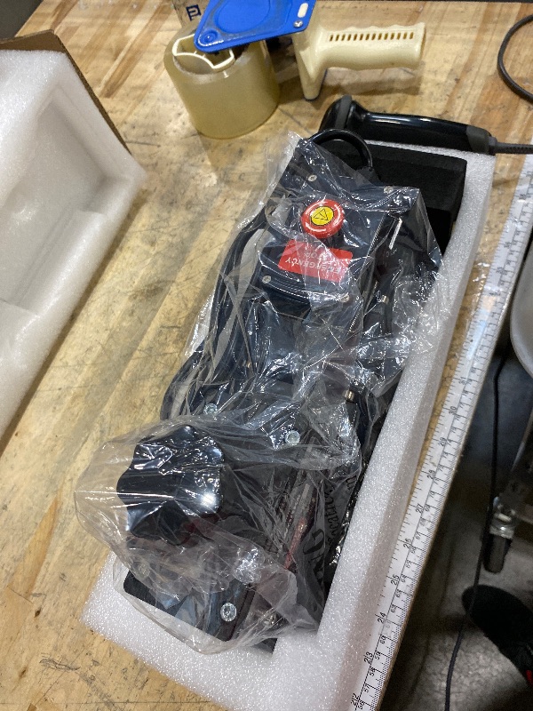 Photo 1 of CREWORKS Automatic Wire Stripper Machine, 8 Channel Electric Wire Stripping Machine for 0.06 to 0.67 in. Copper Wires, Electric Cable Stripper Machine with 5 Blades and All-Copper Motor for Recycling