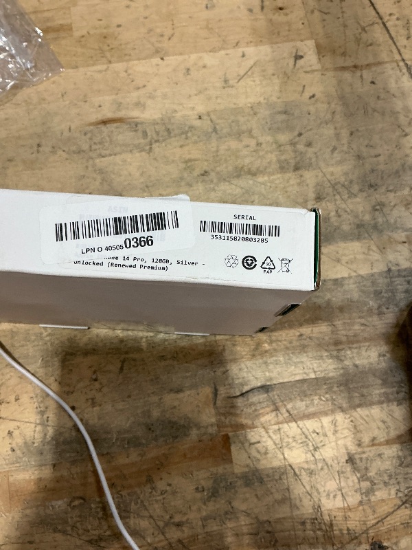 Photo 1 of **********PARTS ONLY**************Apple iPhone 14 Pro, 128GB, Silver - Unlocked (Renewed Premium)