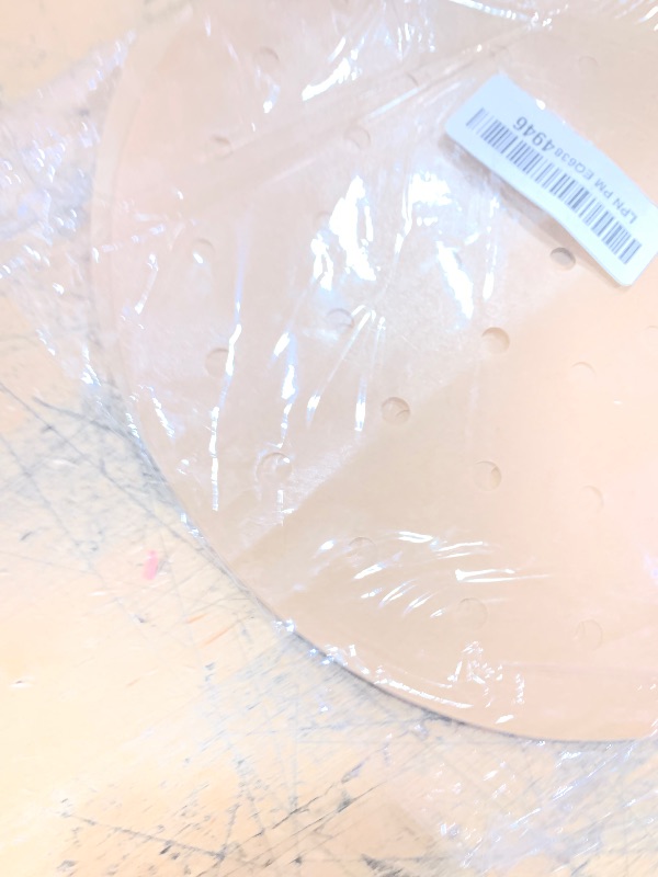 Photo 1 of 100pcs Unbleached Air Fryer Liners, 9inch Bamboo Steamer Liners, Vancens Premium Perforated Parchment Steaming Paper Rounds, Non-stick Steamer Mat, Perfect for 5.3 & 5.8 QT Air Fryers/Baking/Cooking