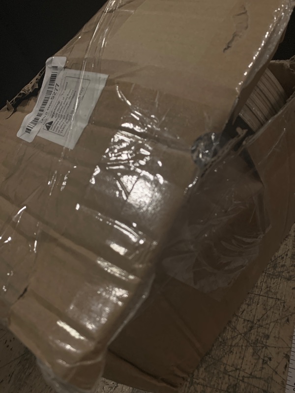 Photo 1 of 250 Piece Compostable Paper Plates Set with Extra Long Utensils, Sugarcane Fibers Disposable Dinnerware Set, Eco Friendly Biodegradable Plates, Spoons, Forks and Knives for Party, Camping, Picnic