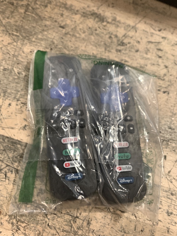 Photo 1 of (Pack of 2) Replacement Remote Control Only for Roku TV, Compatible for TCL Roku/Hisense Roku/Onn Roku/Sharp Roku/Element Roku/Westinghouse Roku/Philips Roku Smart TVs (Not for Roku Stick and Box)