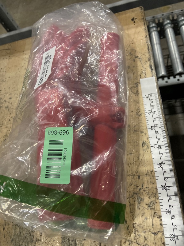 Photo 1 of 21 Fitness Resistance Bands-4 Tube Pedal Ankle Puller - 2025 New Sit up Leg Stretch Rope Exercise Bands with Handles, Stretching Workout Fitness Bands for Arm Weights Exercise Equipment (Red)