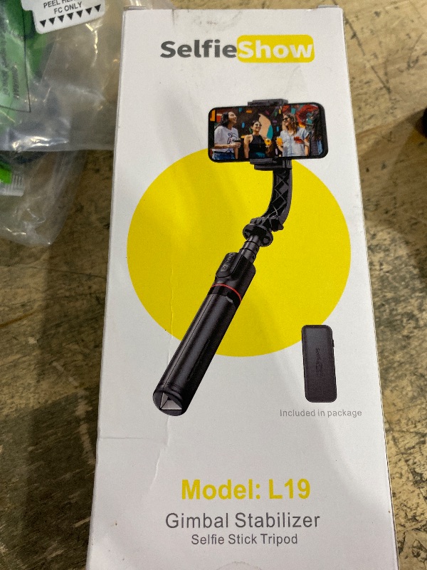 Photo 1 of Smartphone Gimbal Stabilizer with Remote, Aluminum Extendable Selfie Stick Tripod, 360° Automatic Rotation, Auto Balance for Live Video Recording, Vlogging, YouTube Compatible with iPhone and Android