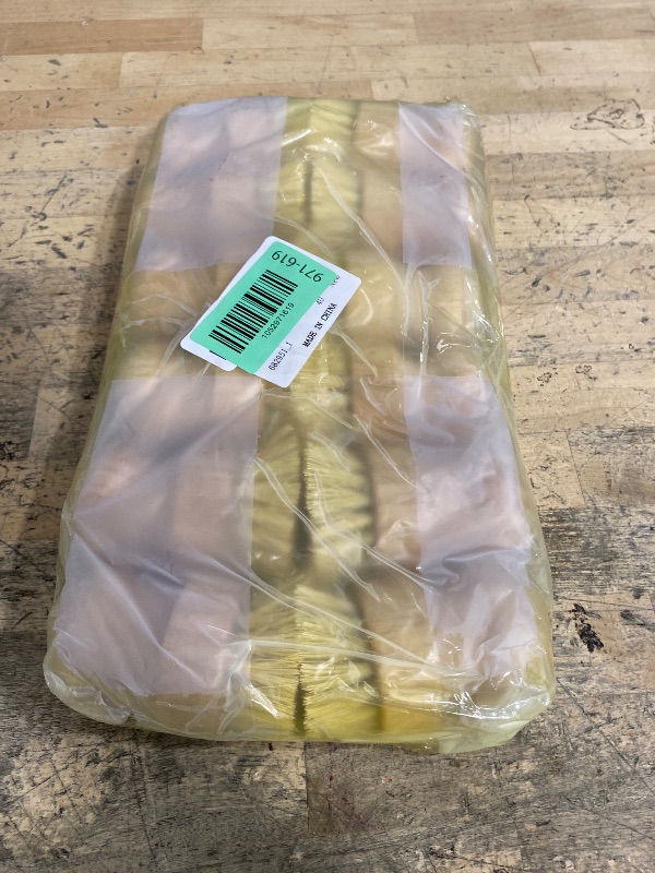 Photo 1 of 12 Packs Bamboo Dish Scrub Brushes Wooden Scrubbers Set Kitchen Dishwashing Scrubber with Natural Sisal Bristles for Iron Pot Pan Sink