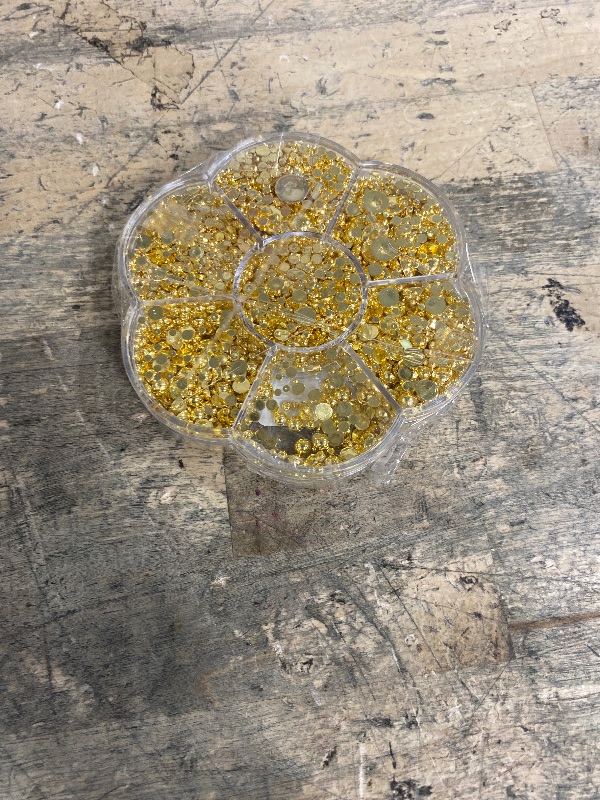 Photo 1 of 5900 Pcs Half Pearls for Crafts Gold Nail Pearls for Nail Art Falt Back Pearls for Makeup Craft Pearls for Artists Creative DIY Flatback Pearls for Nails?2/3/4/5/6/8/10mm?
