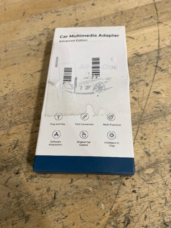 Photo 1 of 3-in-1 Wireless CarPlay Adapter, Car TV Mate Pro Max 2025 Upgraded [Metal & Glass Case] Convert Wired to Wireless Apple Car Play/Android Auto or HDMI for Fire TV Stick, Compatible for 2016+ Vehicles