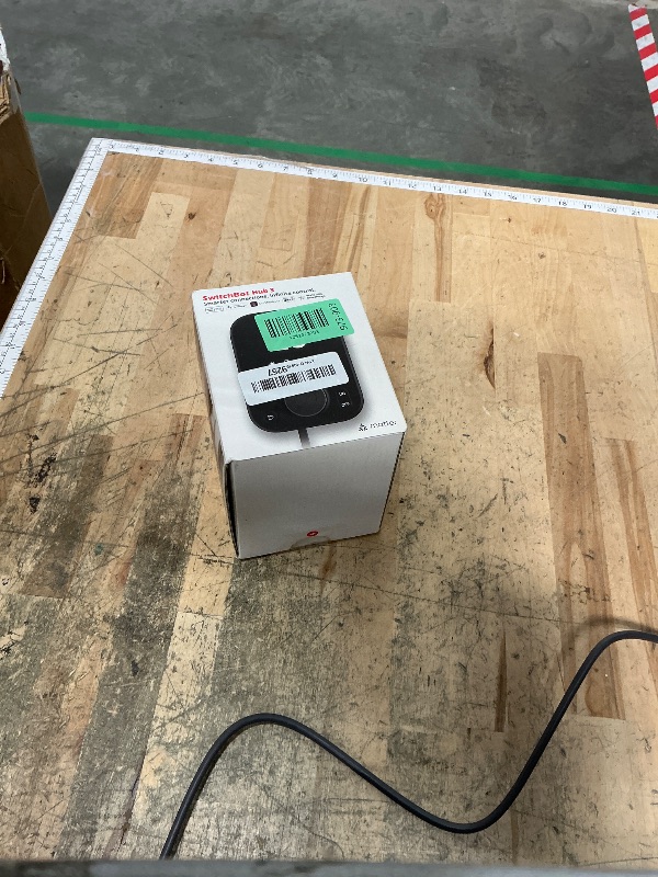 Photo 1 of ***FACTORY SEALED** SwitchBot Hub 3 (3rd Gen), Smart Home Hub with 2.4" IPS Screen & Knob Control, WiFi Thermometer Hygrometer, IR Remote Hub (Matter/Bluetooth 200m), Alexa/Google/Apple Home Compatible