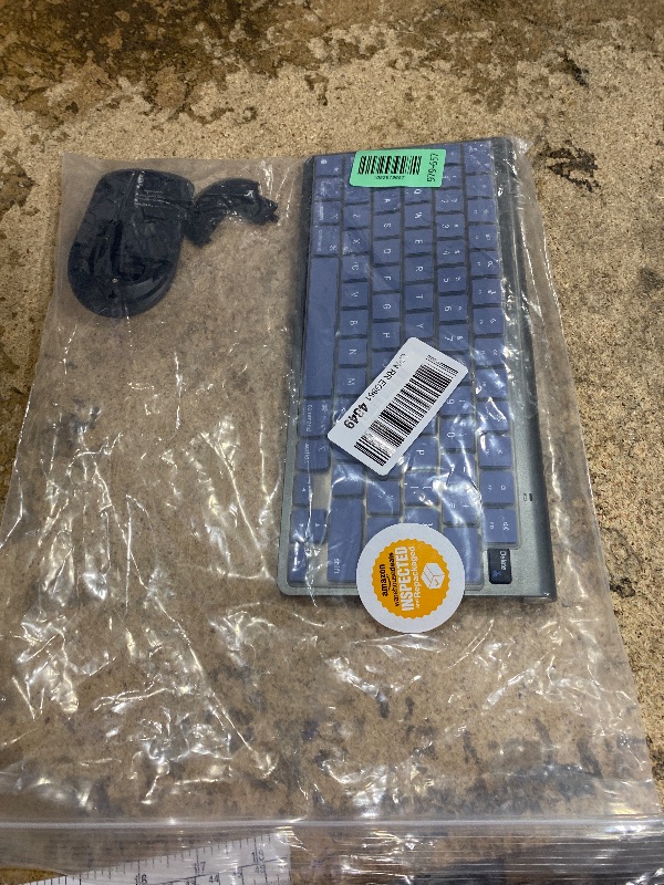 Photo 1 of 2.4G Wireless Keyboard and Mouse Compact Keyboard Mini Portable Silent Mouse, Suitable for Laptops Mac PC? Travel Keyboard and Mouse