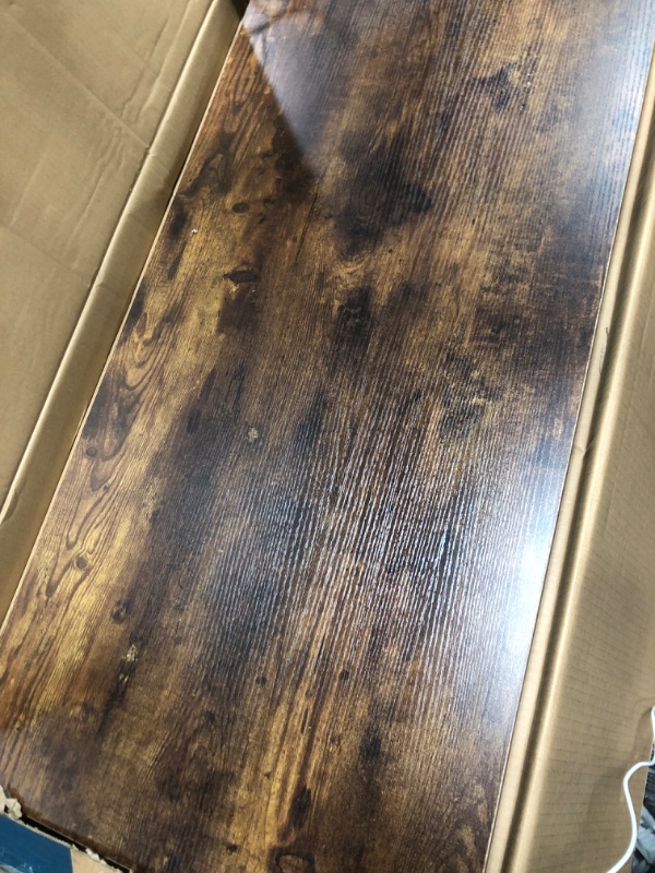 Photo 1 of *****************Missing pieces***********
Pamray 39 Inch Computer Desk with Monitor Stand Small Home Office Desks with Non-Woven Storage Drawer for Bedroom Study Table Writing and Work Desk Vintage,Brown Leg