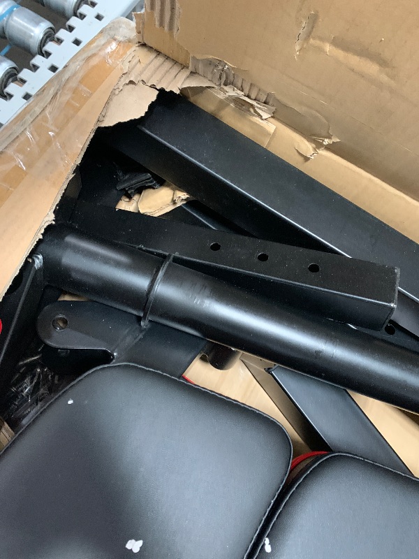 Photo 1 of ****PARTS ONLY, MISSING PIECES*** XDDIAS Workout Bench, Adjustable Weight Bench with Leg Extension and Leg Curl, Extended Headrest, 900LBS Preacher Curl Bench Incline Decline Flat Workout Bench for Home Gym Full Body Exercise