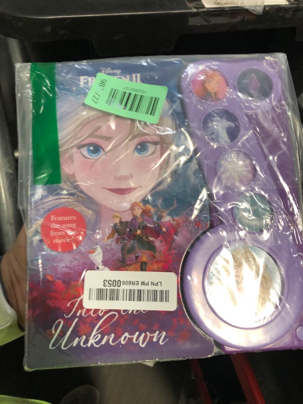 Photo 1 of *** HEAVY USE*** Disney Frozen 2 Elsa, Anna, Olaf, and More! - Into the Unknown Little Music Note Sound Book - PI Kids (Play-A-Song)