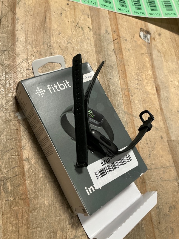 Photo 1 of *UNABLE TO CHARGE NO CHARGER** Fitbit Inspire 3 Health &-Fitness-Tracker with Stress Management, Workout Intensity, Sleep Tracking, 24/7 Heart Rate and more, Midnight Zen/Black One Size (S & L Bands Included)