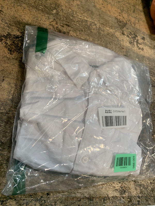 Photo 1 of (LARGE-XL) (BAGGED) Amazon Essentials Men's Slim-Fit Long-Sleeve Oxford Shirt, White, X-Large