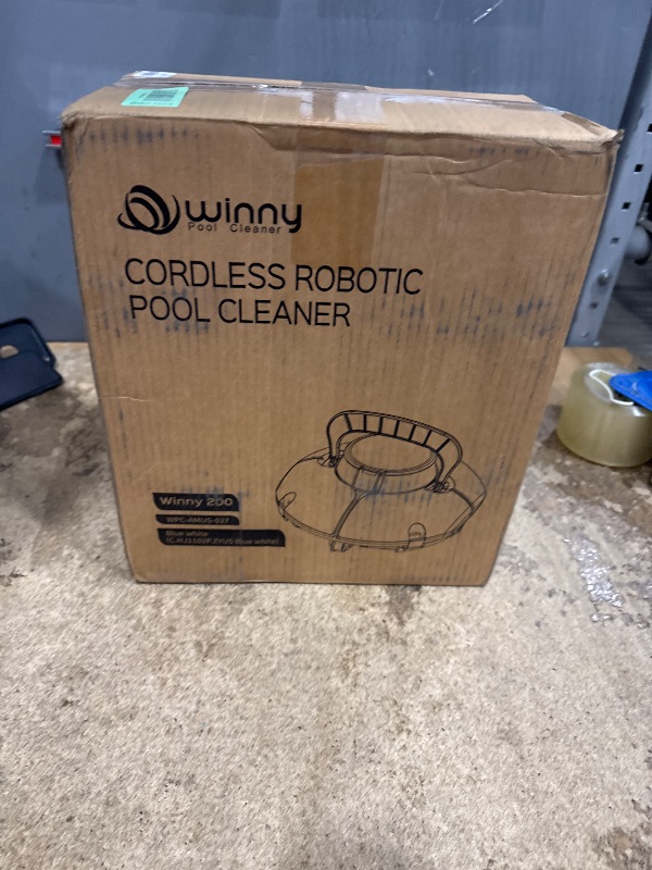 Photo 1 of ***SEE NOTES****Cordless Robotic Pool Vacuum, Winny 200nCordless Robotic Pool Cleaner