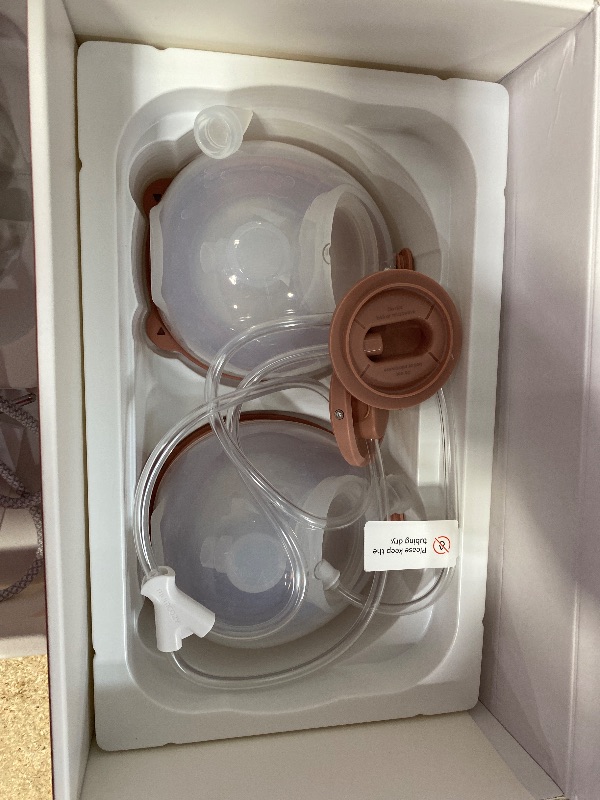 Photo 1 of ********************Missing pieces************
Momcozy Breast Pump V1 Pro Hospital-Grade, Hands-Free & Portable Wearable Pump, Upgraded Electric Pump with 3 Fine-Tuned Rhythms|15 Levels, Come with Leak-Proof DoubleFit Flange, Cozy Red.