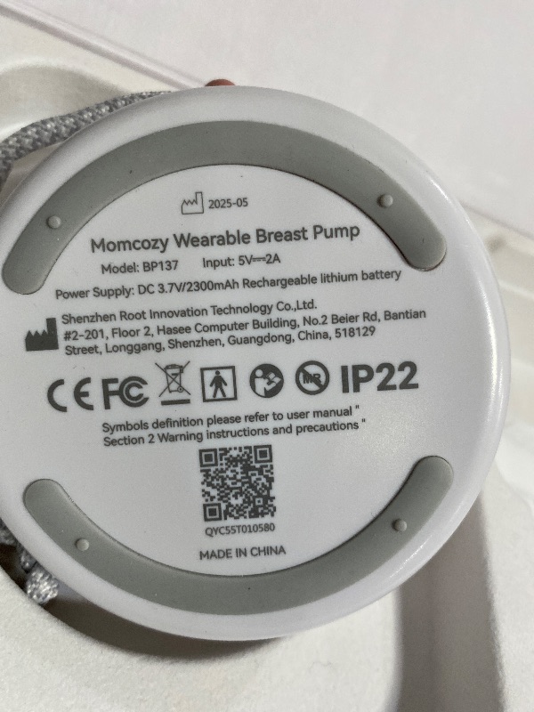 Photo 1 of ********************Missing pieces************
Momcozy Breast Pump V1 Pro Hospital-Grade, Hands-Free & Portable Wearable Pump, Upgraded Electric Pump with 3 Fine-Tuned Rhythms|15 Levels, Come with Leak-Proof DoubleFit Flange, Cozy Red.