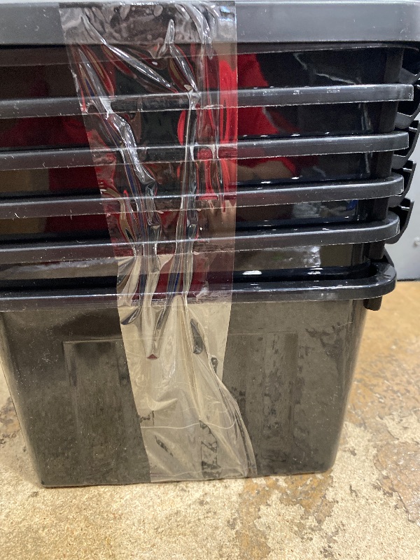 Photo 1 of ***6 STORAGE BINS & 1LID *** SOLD AS IS