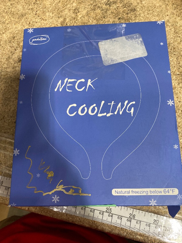 Photo 1 of 2PCS Neck CoolingTube, Reusable Ice Coolers Wearable Body CoolingProducts, Neck Coolers for HotWeather (Black*2)