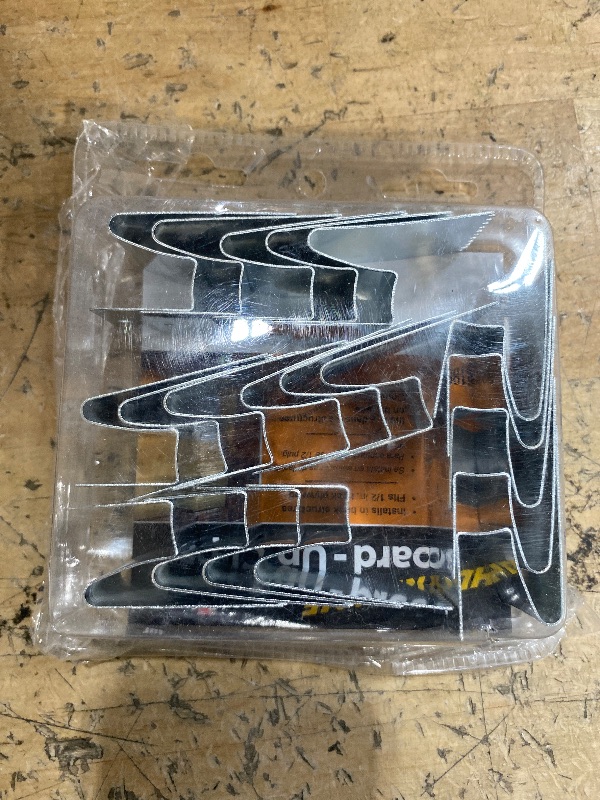 Photo 1 of Prime-Line S 5100 Hurricane Board-Up Clips, Fits 1/2 In. Thick Plywood, Stamped Steel (20 Pack)