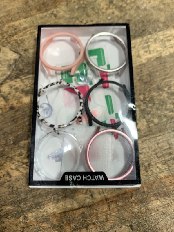 Photo 1 of [6+6 Pack] for Samsung Galaxy Watch 7 44mm Screen Protector Case, Scratch Resistant Anti-Fog Tempered Glass Film and Hard PC Protective Bumper Compatible with Galaxy Watch 7 44mm Accessories