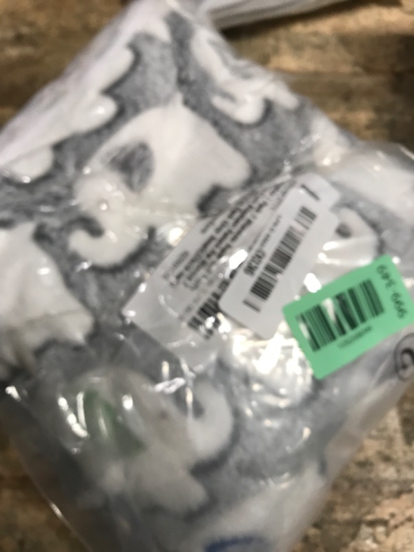 Photo 1 of 1 Pack 3 Blankets Super Soft Fluffy Premium Cute Elephant Pattern Pet Blanket Flannel Throw for Dog Puppy Cat Dark Grey Small(23x16 inch)