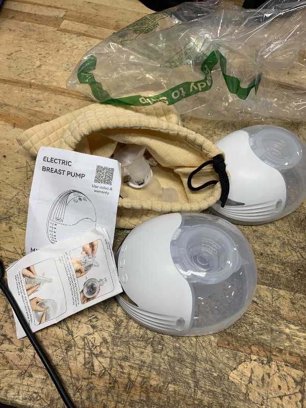 Photo 1 of  Wearable Breastfeeding Pump,4 Modes & 12 Levels, Hands Free Breast Pump, Portable Double Pump,Electric Breast Pump,Lightweight,Painless Comforts...