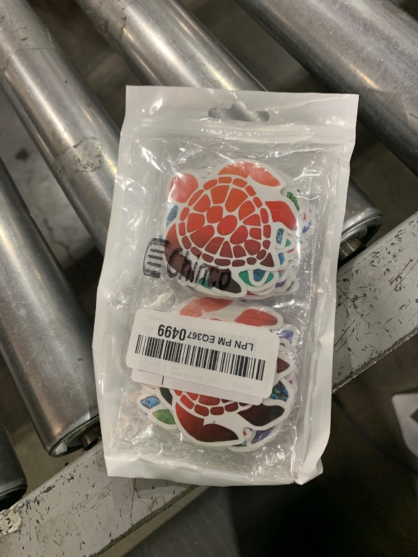 Photo 1 of 100 Pieces Summer Colorful Sea Turtle Stickers Sea Turtle Waterproof Vinyl Stickers Decal Ornament for DIY Laptop, Motorcycle, Bicycle, Luggage, Phone, Water Bottle, Skateboard