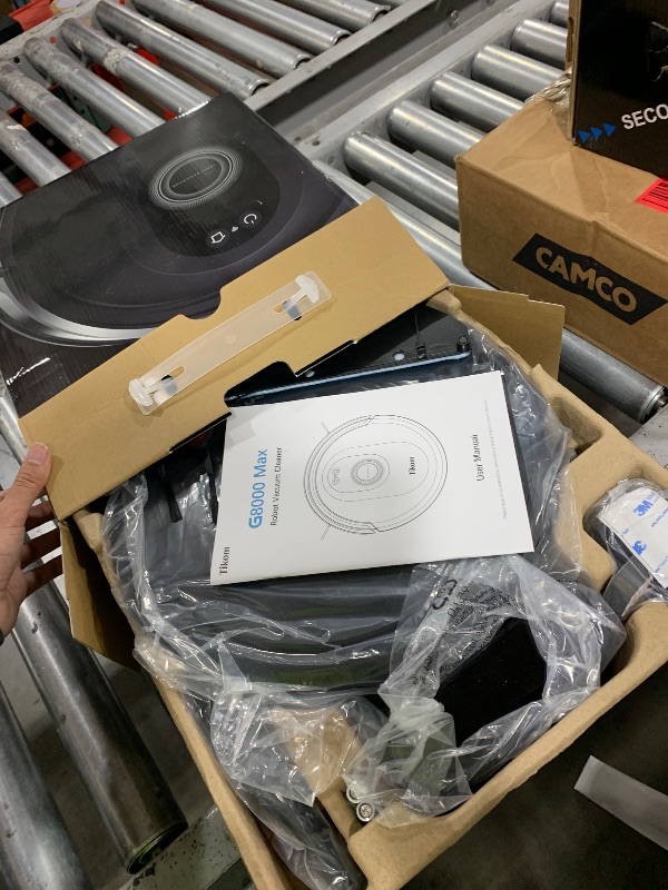 Photo 1 of Tikom Robot Vacuum and Mop Combo, 5000Pa Robotic Vacuum Cleaner, 150 Min Max, App & Remote Control, Ideal for Hard Floor, Carpet, Pet Hair, Self-Charge(G8000 Max)