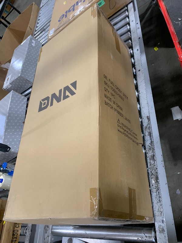 Photo 1 of ?DNA MOTORING 58L Portable Fuel Caddy Tank Container for Gasoline Diesel Light Oil,13 Gallon, 2 Gal/Min,Grey,TOOLS-00302