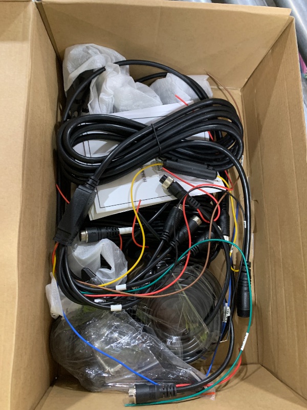 Photo 1 of 1080P Backup Camera System 4 Split Screen Front Rear Side Reversing Camera 10.36 inch Touchscreen Monitor Kit Driving Recorder FM Transmitter Bluetooth Music USB Play Parking Monitoring