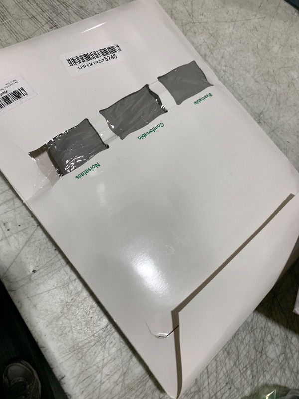 Photo 1 of 100% Cotton Pillow Protector Cases Cover with Zipper Closure, Luxury Hotel Quality,Soft,Thick and Breathable, No Pilling, Sateen Stripe Weave,Pillowcases Set of 2 (20 * 36Inch, Silver King)