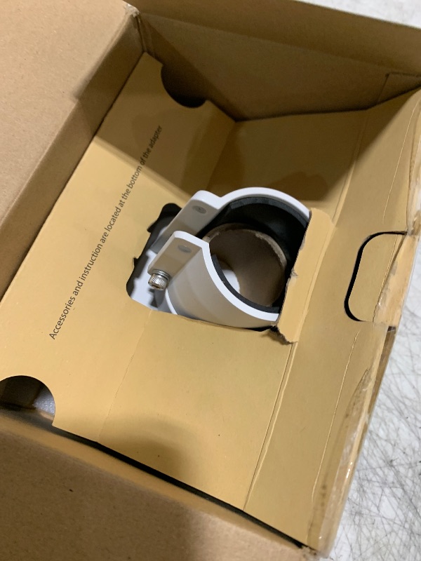 Photo 1 of [Upgraded Version] Starlink Gen 3 Pipe Adapter, Stouchi Starlink Gen 3 Mount Kit, High Load-Bearing Capacity and Stability for Starlink Gen 3 Standard Dish-White